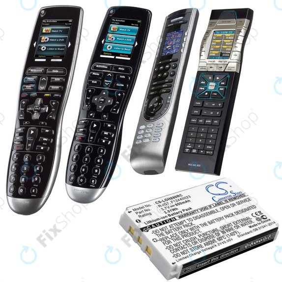 Μπαταρία για Logitech Harmony 720, 780, 880, 890, 900, 950mAh, Li-Ion, 3.7V, R-IG7, HQ