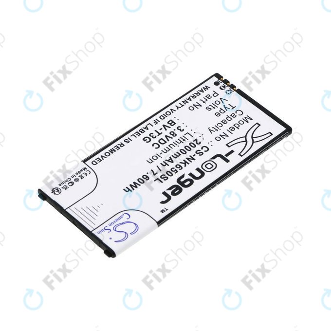 Μπαταρία για Nokia Lumia 650, 2000mAh, Li-Ion, 3.8V, BV-T3G, HQ