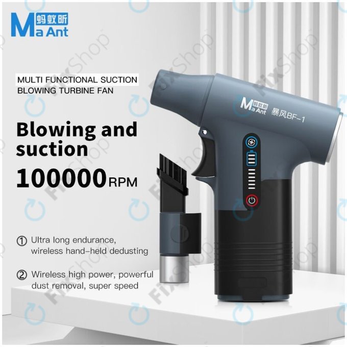Πολυλειτουργικός Ανεμιστήρας Αναρρόφησης & Φυσήματος για MaAnt BF-1