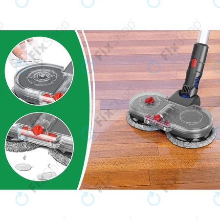 Κεφαλή Ηλεκτρικής Σφουγγαρίστρας με Δοχείο Νερού για Dyson V-series | Outsize