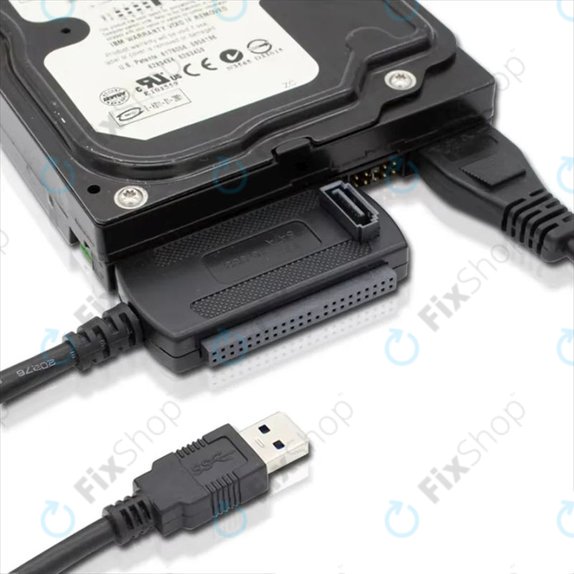 Αντάπτορας USB 2.0 σε IDE / SATA για HDD/SSD 2,5" και 3,5", με τροφοδοσία EU