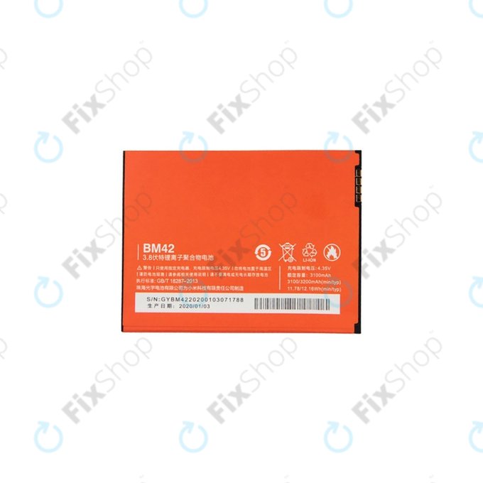 Battery για Xiaomi Redmi Note | BM42 | 3250mAh