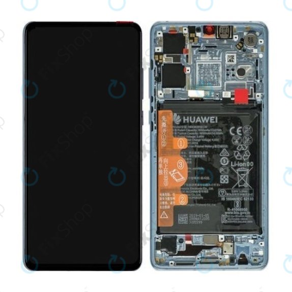 Συγκρότημα οθόνης με μπαταρία για Huawei P30, 02352NLP, 02354HMF, Breathing Crystal, Service Pack