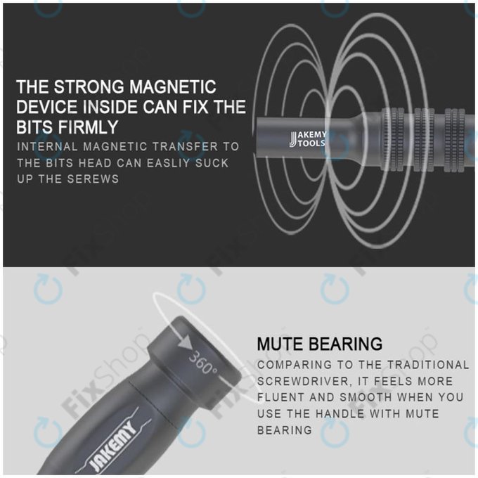 Επαγγελματικό Πολυλειτουργικό Σετ Εργαλείων Επισκευής 73in1 για Jakemy JM-8172