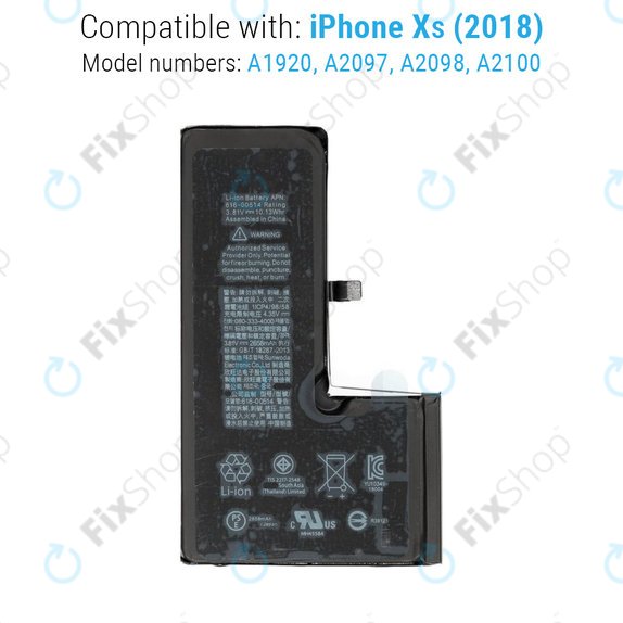 Μπαταρία για iPhone XS, 2658mAh