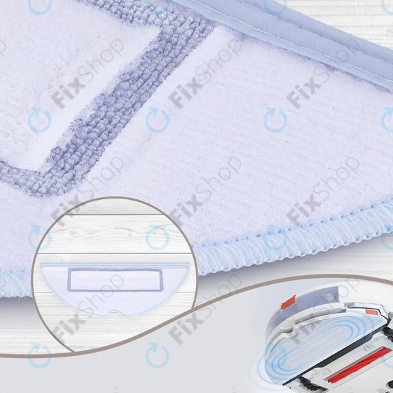 Πανί σφουγγαρίστρας, 2 τεμ., Μικροΐνες για Xiaomi Roborock S7, S7+, S7 MaxV, S7 MaxV Ultra, S7 Pro Ultra, S8, S8+, T7S Plus