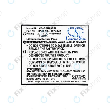 Μπαταρία για Bang & Olufsen Beoplay H7, H8, H9, 650mAh, Li-Ion, 3.7V, PLB-103, HQ