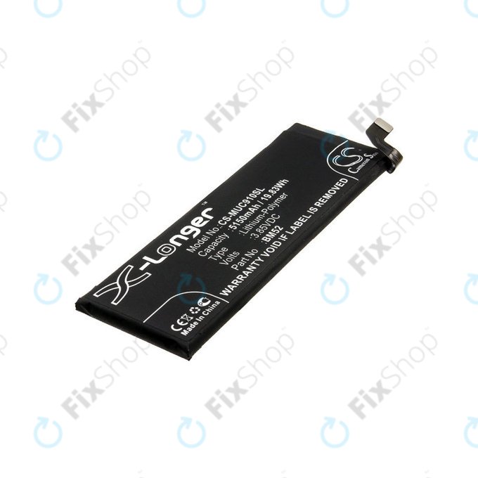 Μπαταρία για Xiaomi Mi Note 10 M190F4AG, 5150mAh, Li-Pol, 3.85 V, BM52, HQ
