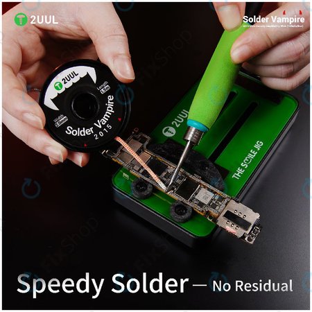 Φιτίλι αποκόλλησης, ατομική συσκευασία, 2UUL DW16, 10 ρολά/κουτί