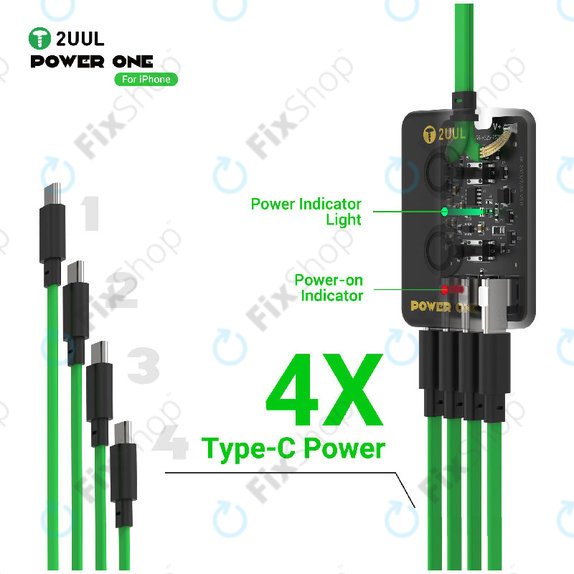 Καλώδιο τροφοδοσίας One-Click, 2UUL PW09, για iPhone 12-16 Pro Max