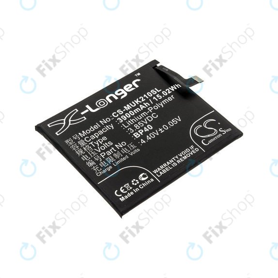 Μπαταρία για Redmi K20 Pro, Redmi M1903f11a, Redmi M1903f11c, 3900mAh, Li-Pol, 3.85 V, BP40, HQ