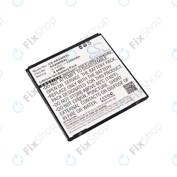 Μπαταρία για Aligator S4000 Duo, 1200mAh, Li-Ion, 3.7V, AS4000BAL, HQ