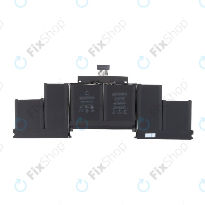 Μπαταρία για MacBook Pro 15", Μέσα 2015, A1398, A1618, 8600mAh, FixPremium