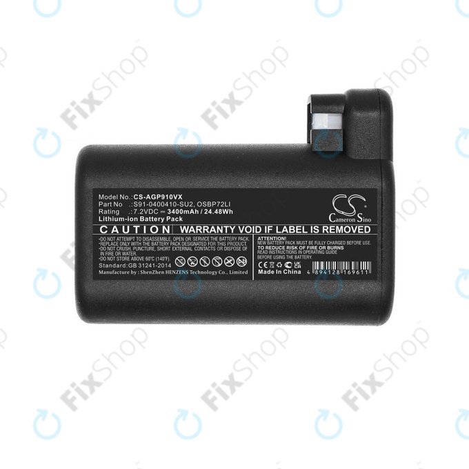 Μπαταρία για AEG RX-series, Electrolux E, P-series, S91-0400410-SU2, OSBP72LI, OSBP72LI25, 7.2V, 3400mAh, HQ