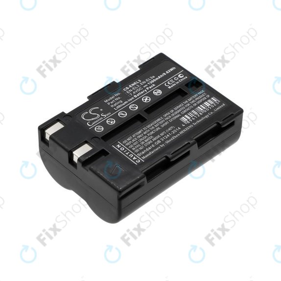 Μπαταρία για Nikon D100, D50, D70, D70s, 1300mAh, Li-Ion, 7.4V, EN-EL3, HQ