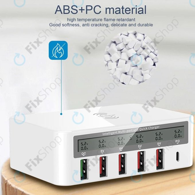 WLX-818F Σταθμός φόρτισης σέρβις με USB 3.0 και USB-C