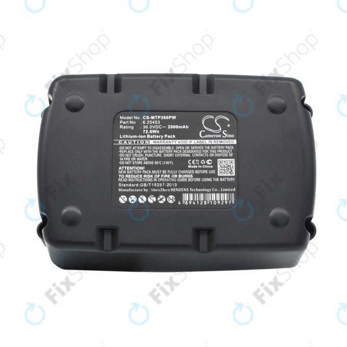 Μπαταρία για Metabo Ahs36v, Bha 36 Ltx Compact, 2000mAh, Li-Ion, 36V, 6.25453, HQ