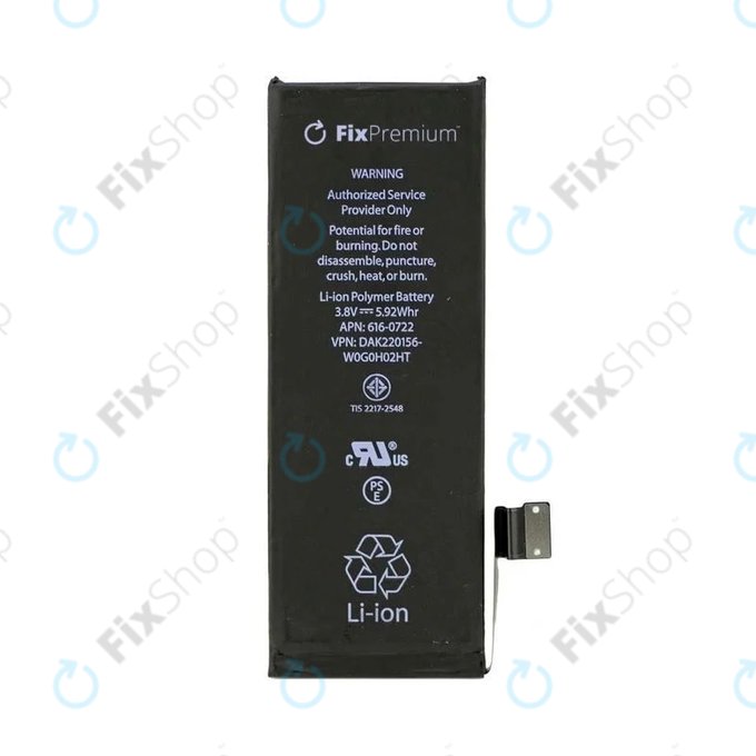 Μπαταρία για iPhone 5S, 1560mAh, FixPremium