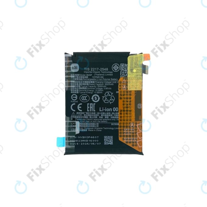 Battery για Xiaomi Mix Flip 2405CPX3DC | BM3P | 3595mAh | 1330102000132B | Genuine Service Pack