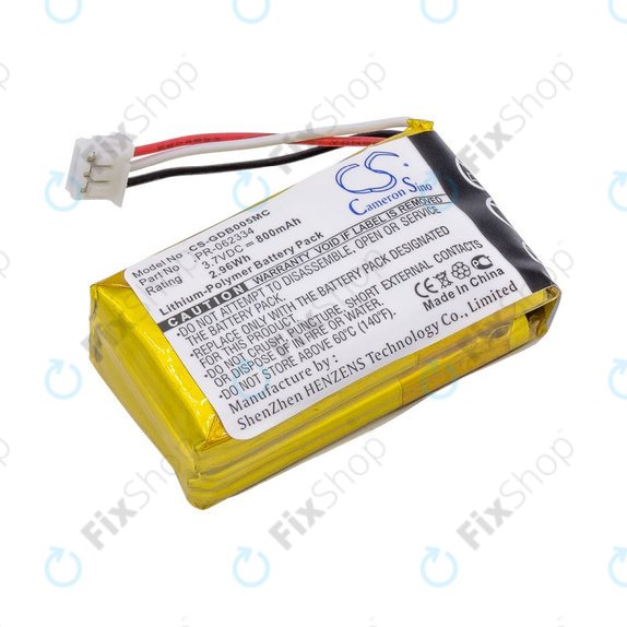 Μπαταρία για GoPro Hero +, 800mAh, Li-Polymer, 3.7V, PR-062334, HQ