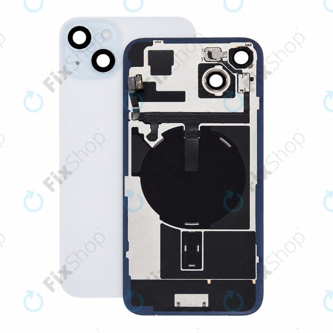 Γυαλί πίσω περιβλήματος για iPhone 15 Plus, Blue, Pulled A
