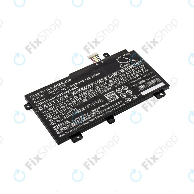 Μπαταρία για Asus TUF 504, 505, 554, 656, FX504, Tuf Gaming A15, 4100mAh, Li-Ion, 11.4V, B31N1726, HQ