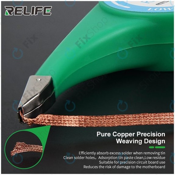 Ισχυρή Φιτίλι Αποκόλλησης (1.5 mm) για Relife RL-1520