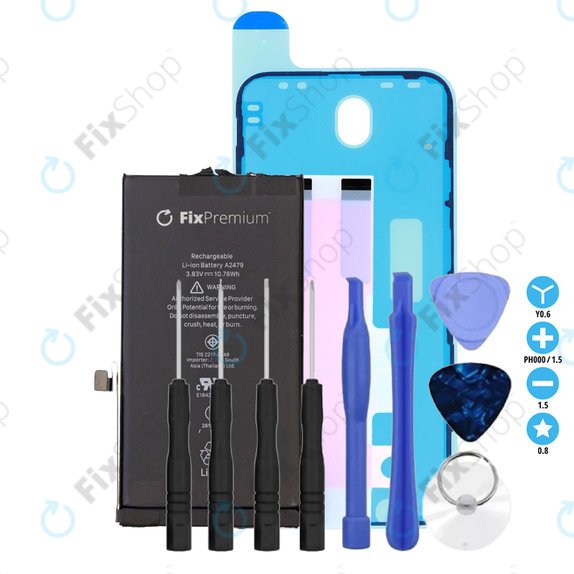 Μπαταρία για iPhone 12, 12 Pro, 2815mAh, Κόλλα (Adhesive), Εργαλεία, FixPremium