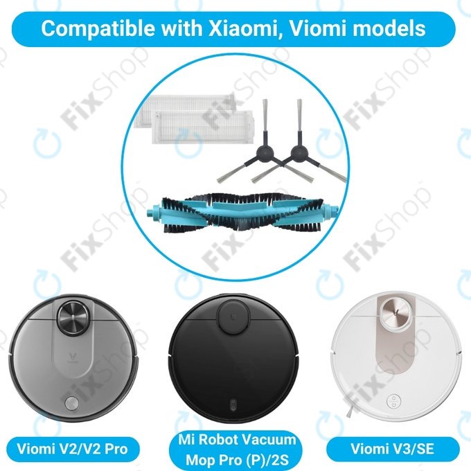 Standard Σετ για Xiaomi Viomi V2 | V2 Pro | V3 | SE | Mi Robot Vacuum Mop Pro (P) | 2S
