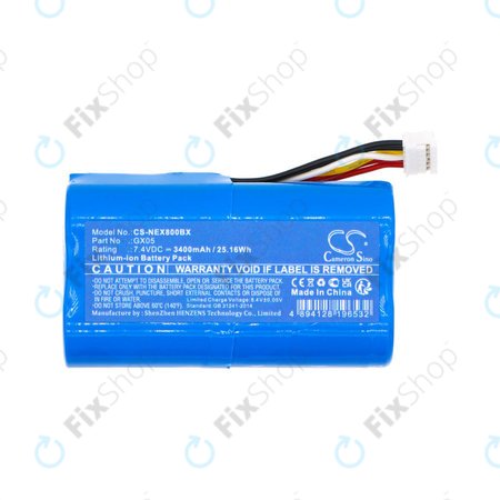 Μπαταρία για NEXGO N86, 3400mAh, Li-Ion, 7.4V, GX05, HQ