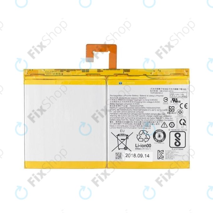 Μπαταρία για Lenovo Tab 4 10, TB-X304, 10 Plus TB-X704F, L16D2P31, 7000mAh