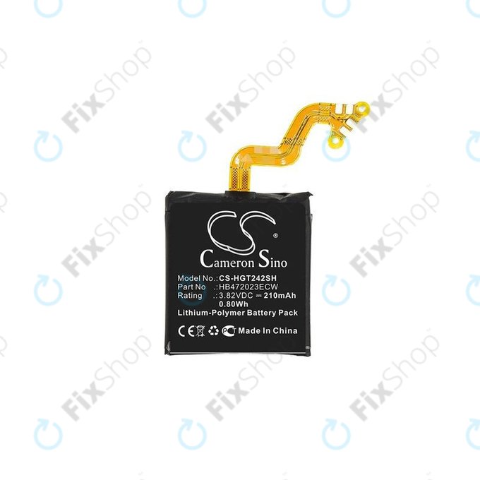 Μπαταρία για Huawei Watch GT2 Diana-B19 42mm, HB472023ECW, 210mAh, HQ