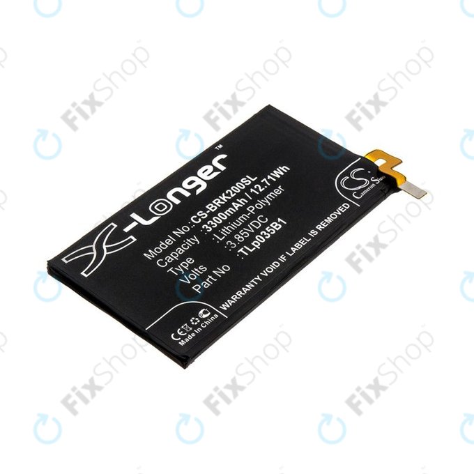 Μπαταρία για Blackberry BBF 100, 3300mAh, Li-Pol, 3.85V, TLp035B1, HQ
