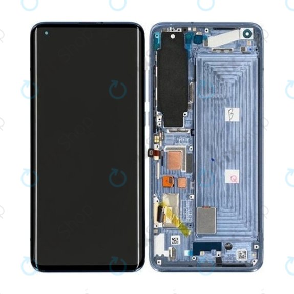 Συγκρότημα οθόνης για Xiaomi Mi 10, Twilight Grey, Service Pack