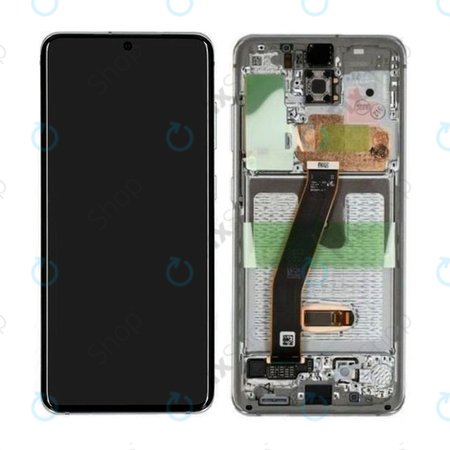 LCD Display Assembly για Samsung S20 | G980F | GH82-22123B | GH82-22131B | Cloud White | Service Pack