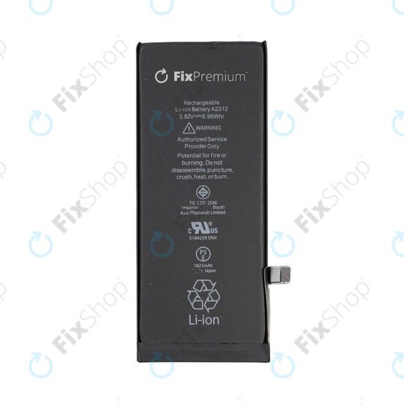 Μπαταρία για iPhone SE (2nd Gen 2020), 10 Pack, 1821mAh, FixPremium