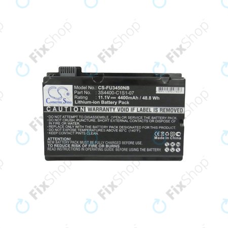Μπαταρία για Fujitsu Amilo Pi3450, Amilo Pi3525, Amilo Pi3540, 4400mAh, Li-Ion, 11.1V, 3S4400-C1S1-07, HQ