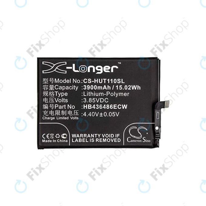 Μπαταρία για Huawei Mate 10 Lite, Mate 10 Pro, Mate 20, Nova 2i, P20 Pro, Honor View 20, HB436486ECW, 3900mAh, HQ