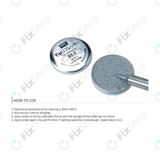 Πάστα Αναζωογόνησης Μύτης Κολλητηριού Χωρίς Μόλυβδο για Goot BS-2