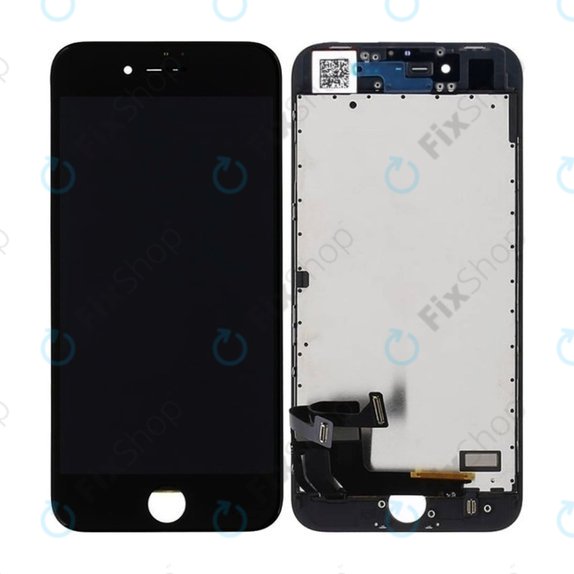 Οθόνη In-Cell για iPhone 8, SE (2020), SE (2022), Black, Αφής με πλαίσιο, FixPremium