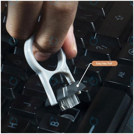 Πολυλειτουργικό Κιτ Βούρτσας με Ύφασμα & Εργαλείο Αφαίρεσης Κλειδιών 6in1