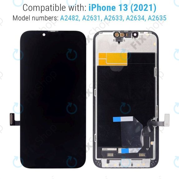 Οθόνη Hard OLED για iPhone 13, Αφής με πλαίσιο, FixPremium