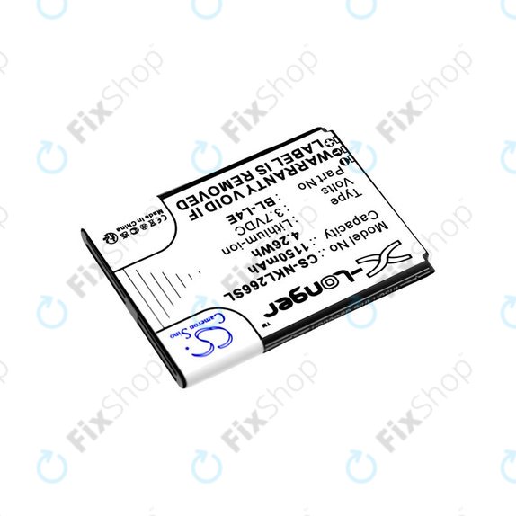 Μπαταρία για Nokia 2660 Flip 4G, 1150mAh, Li-Ion, 3.7V, BL-L4E, HQ