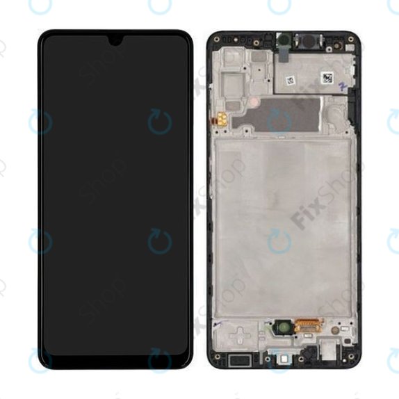 Συγκρότημα οθόνης για Samsung A32, A325F, GH82-25566A, GH82-25579A, Awesome Black, Service Pack
