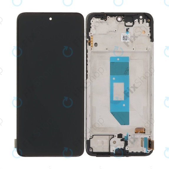 Οθόνη OLED για Xiaomi Redmi Note 14 4G, Black, Αφής με πλαίσιο