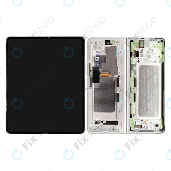 Συγκρότημα οθόνης για Samsung Z Fold 3, F926B, GH82-26283C, GH82-26284C, Phantom Silver, Service Pack