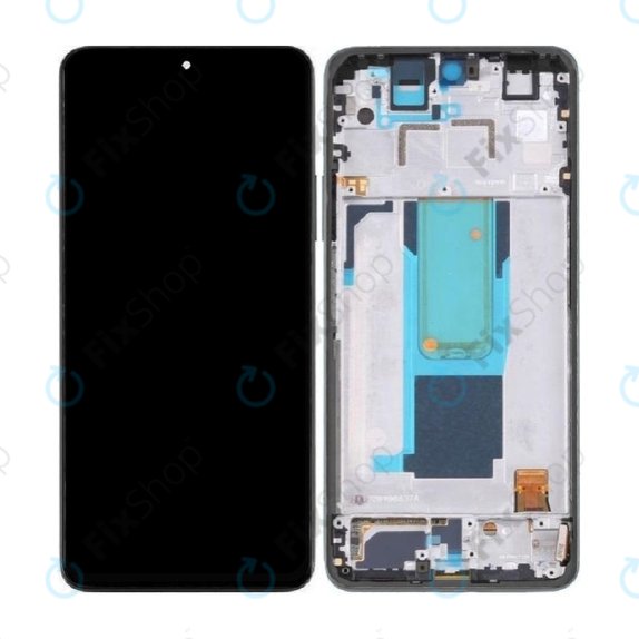 Συγκρότημα οθόνης για Xiaomi Redmi Note 11 Pro+ 5G, 220333QAG, Mysterious Black, Service Pack