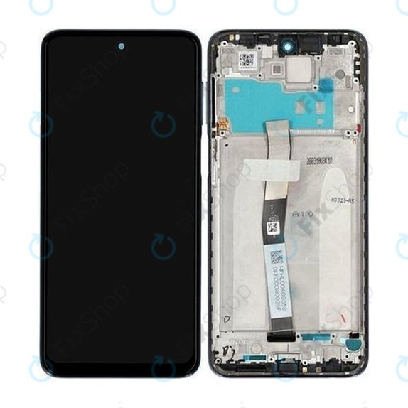 Συγκρότημα οθόνης για Xiaomi Redmi Note 9 Pro, Glacier White, Service Pack