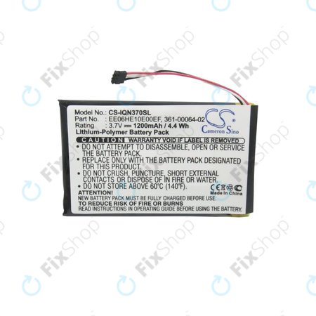 Battery για Garmin Nuvi 3700 | 3760 | 3760T | 3790 | 3790T | 361-00046-02 | 361-00064-02 | EE06HE10E00EF | 1200mAh | HQ