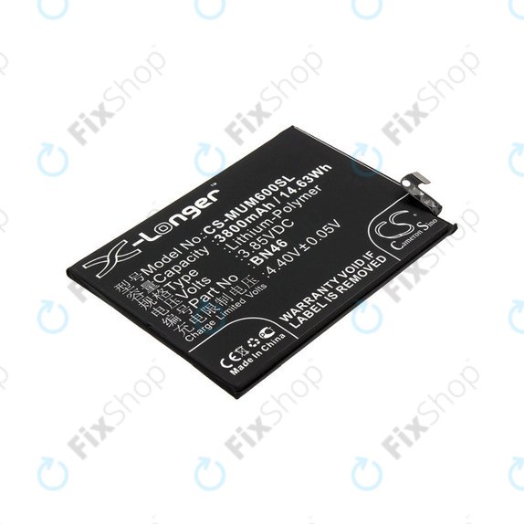 Μπαταρία για Xiaomi Redmi Note 8T, 3800mAh, Li-Pol, 3.85 V, BN46, HQ